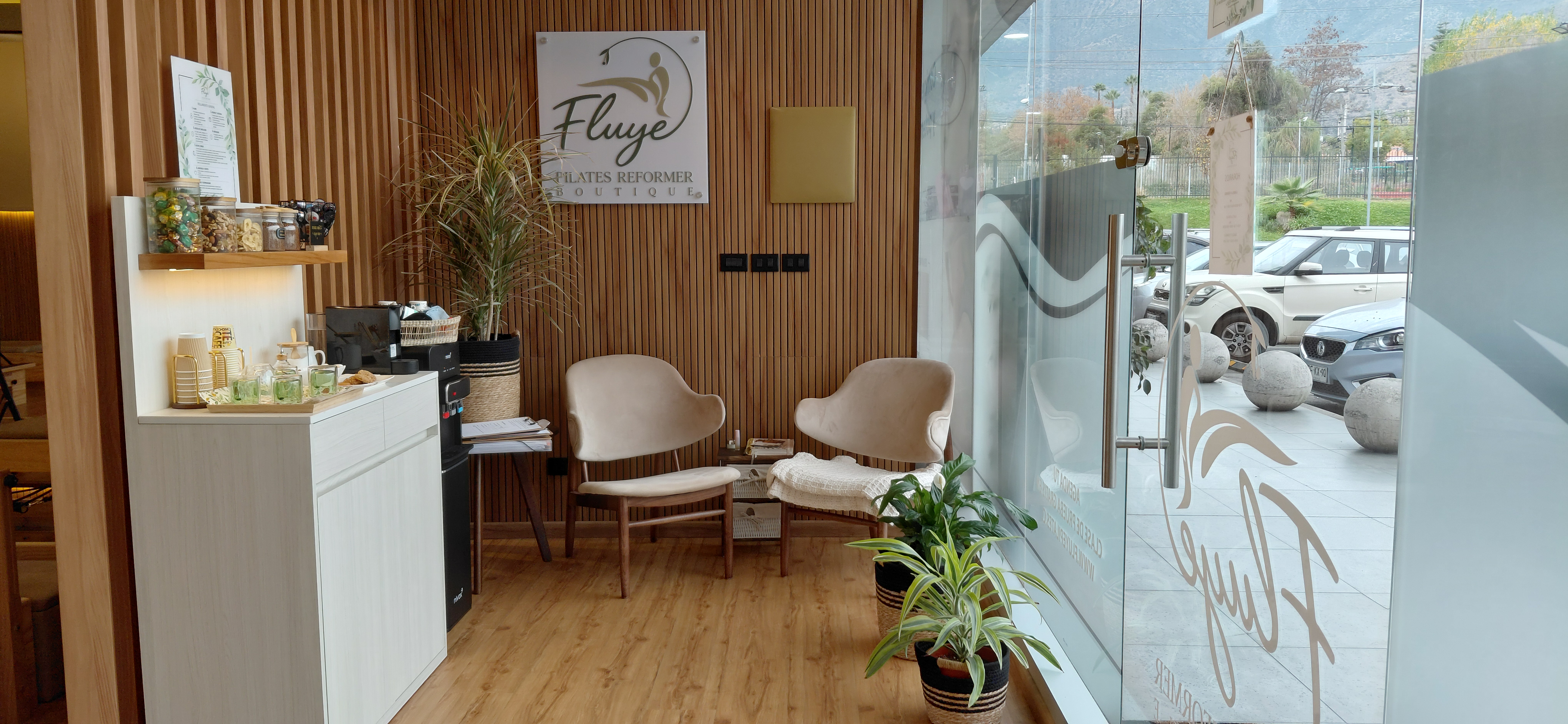 Interior del estudio Fluye